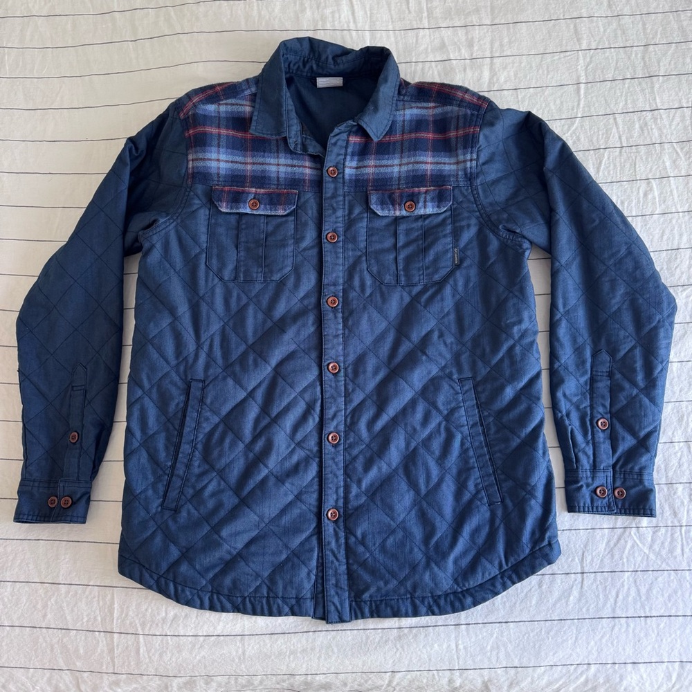 Columbia Sportswear | Men's Quilted Blue Jacket l L